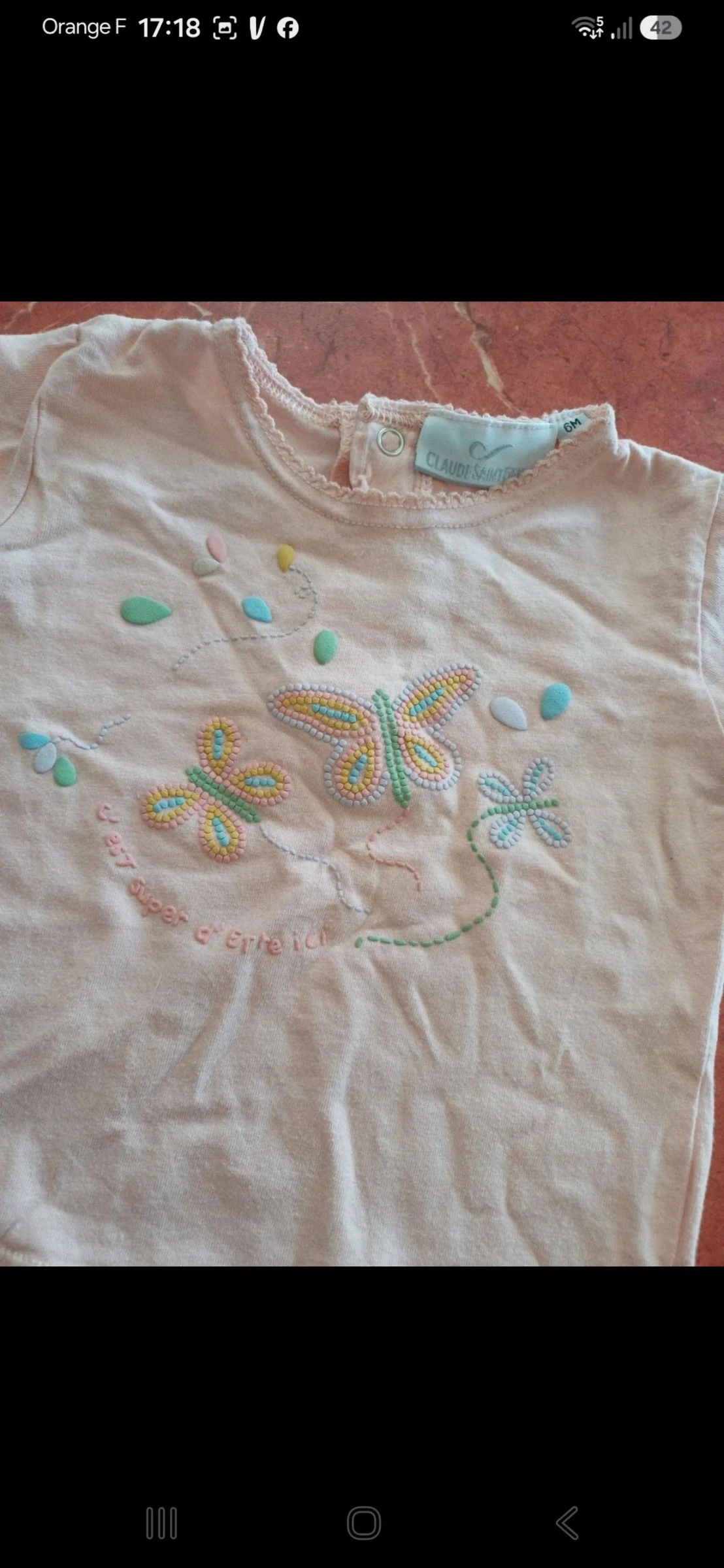 T-shirt voor baby maat 6 maanden – photo 2